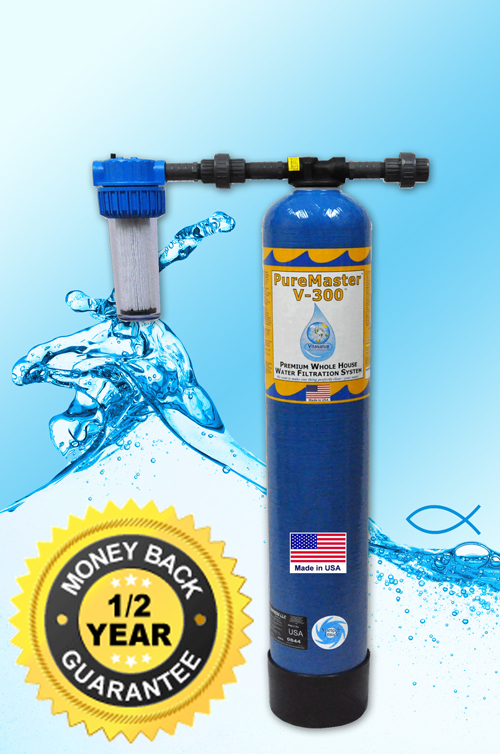 PureMaster V-Series V-300 Premium Whole House Water Filtration System